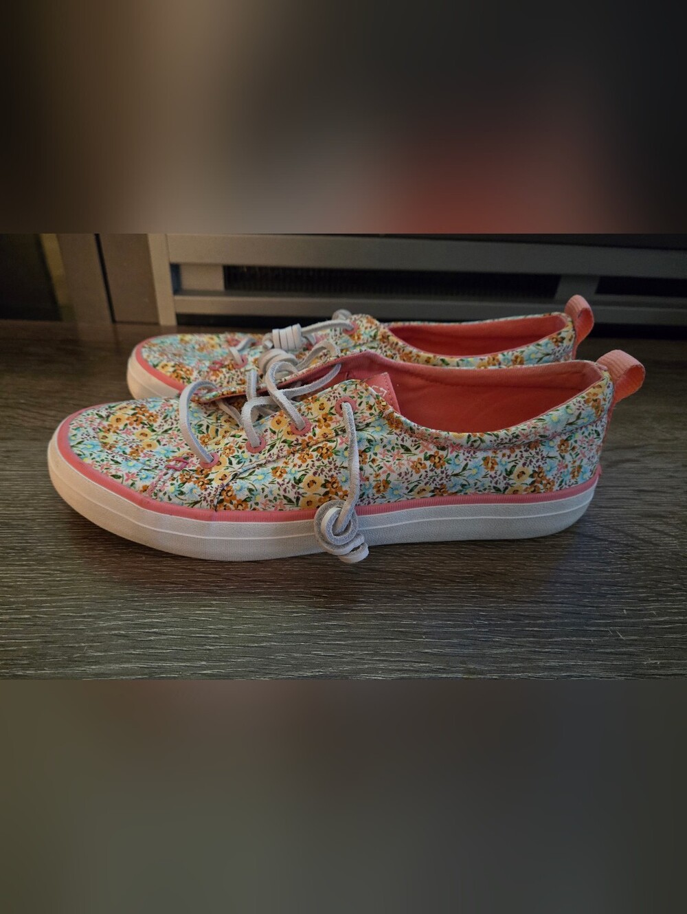 Sperry Women's Floral Canvas Sneakers - Multicolor - Picture 2 of 6
